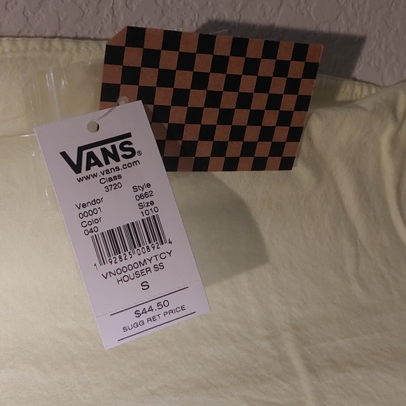 VANS Men's Houser Short Sleeve Pastel Yellow Shirt - size Small - NEW w/tag - Picture 4 of 10